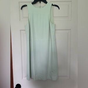 ANTONIO MELANI Light Green Sleeveless Midi Dress